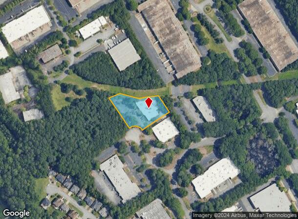  3155 Northwoods Pl, Peachtree Corners, GA Parcel Map