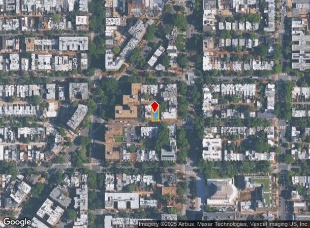  1615 Swann St Nw, Washington, DC Parcel Map