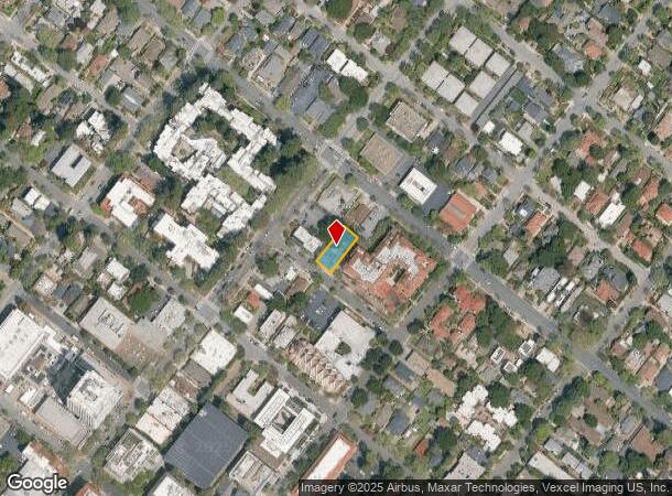 517 Byron St, Palo Alto, CA Parcel Map