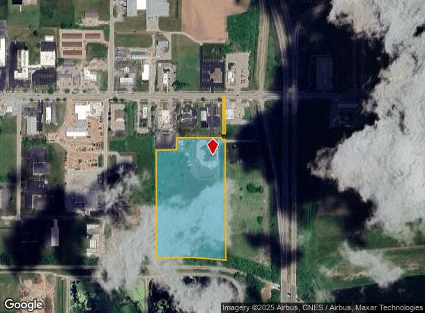  1418 E Center St, Ithaca, MI Parcel Map