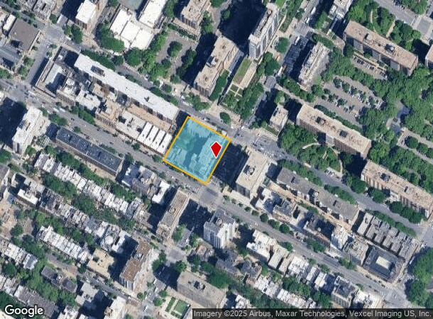  750 Columbus Ave, New York, NY Parcel Map