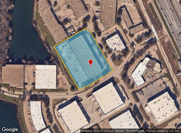 1605 Crescent Cir, Carrollton, TX Parcel Map