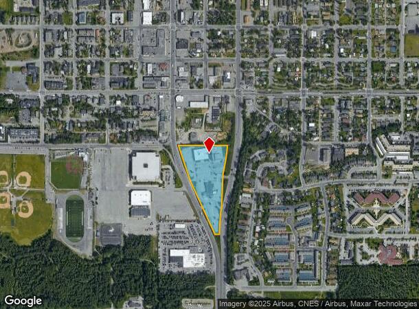  1751 Gambell St, Anchorage, AK Parcel Map