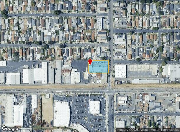  5801 S Central Ave, Los Angeles, CA Parcel Map