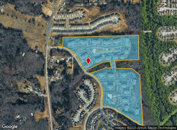  1281 Panther Ridge Rd, High Point, NC Parcel Map