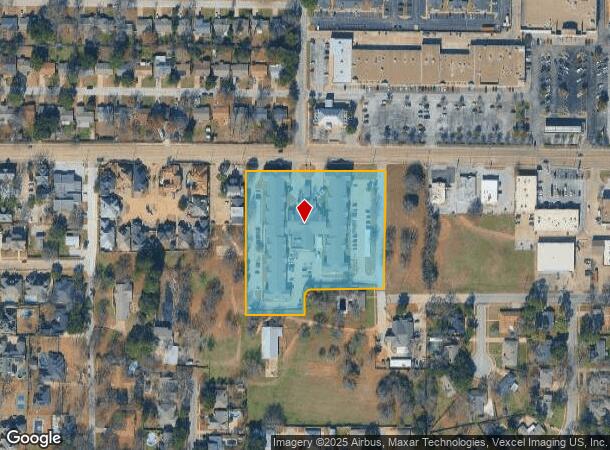  2650 W Park Row Dr, Pantego, TX Parcel Map