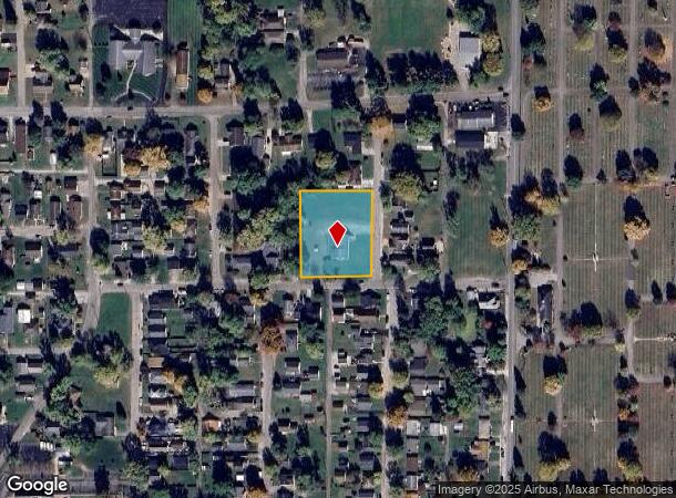 606 Cleveland St, Columbus, IN Parcel Map