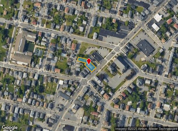  1621 S Main St, Fall River, MA Parcel Map