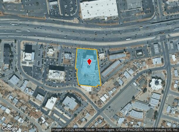  6100 Gateway Blvd E, El Paso, TX Parcel Map