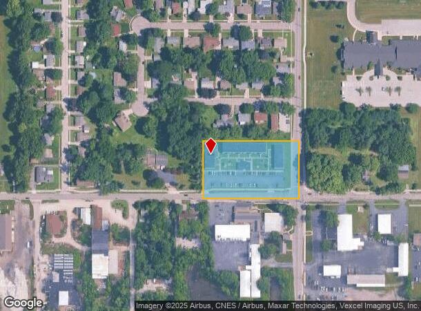  1101 Evans Ave, Valparaiso, IN Parcel Map