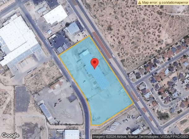  381 S Darrington Rd, El Paso, TX Parcel Map