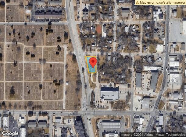  701 S Carroll Blvd, Denton, TX Parcel Map