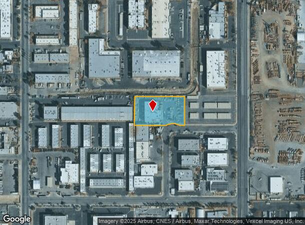  4490 Business Center Way, Las Vegas, NV Parcel Map