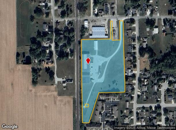 713 W Lafever St, Ossian, IN Parcel Map