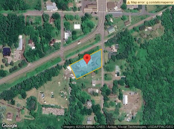  205 S Main St, Wahkon, MN Parcel Map