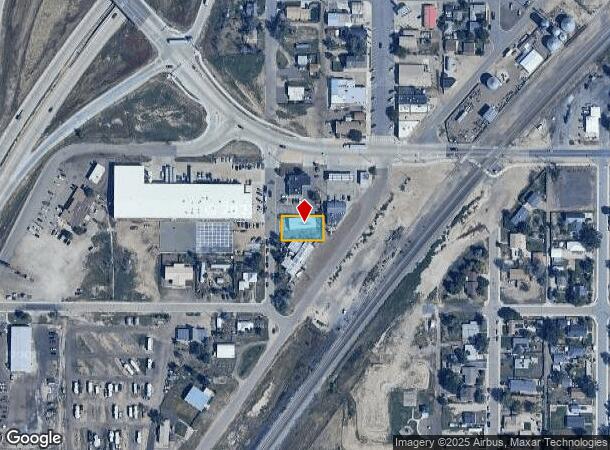 536 Dahlia St, Hudson, CO Parcel Map