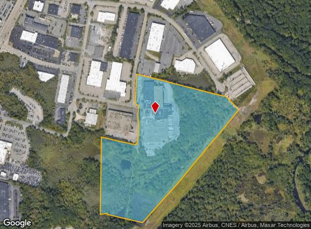  140 Morgan Dr, Norwood, MA Parcel Map