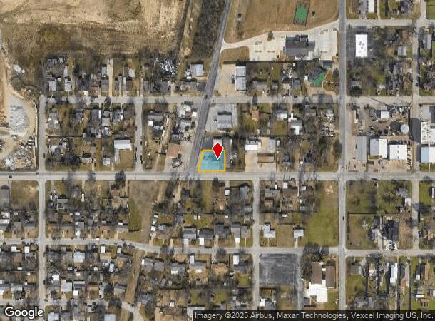 608 W Enon Ave, Fort Worth, TX Parcel Map