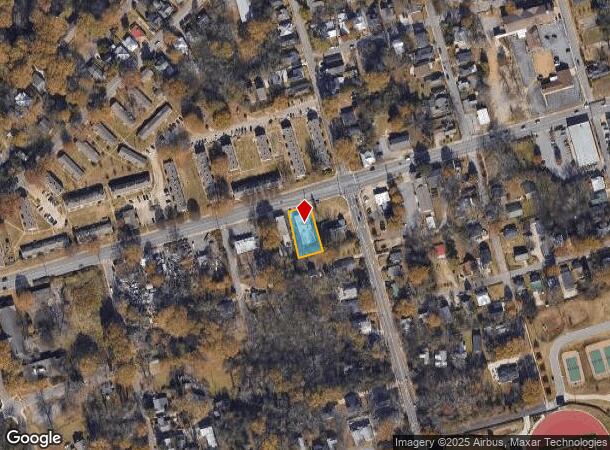  1347 W Broad St, Athens, GA Parcel Map