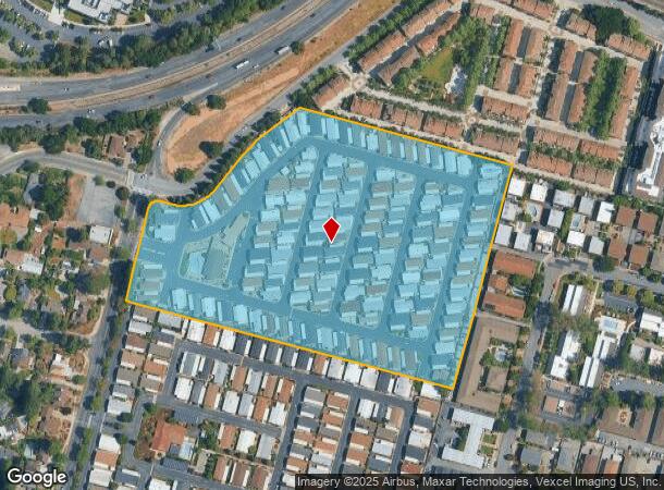  325 Sylvan Ave, Mountain View, CA Parcel Map
