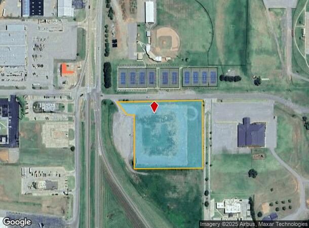 2140 W Gary Blvd, Clinton, OK Parcel Map