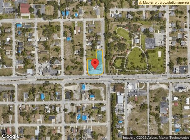  3171 Dr Martin Luther King Blvd, Fort Myers, FL Parcel Map