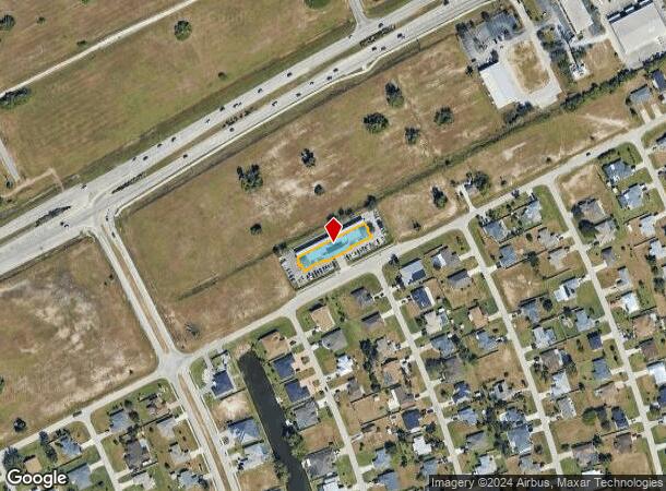  829 Ne Pine Island Ln, Cape Coral, FL Parcel Map