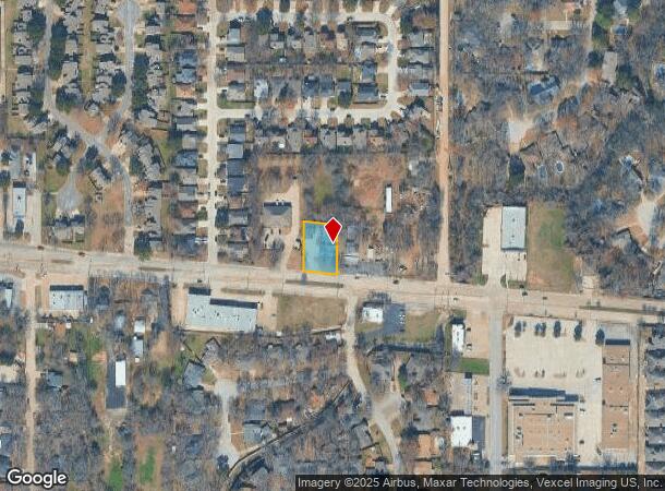 5207 W Arkansas Ln, Arlington, TX Parcel Map