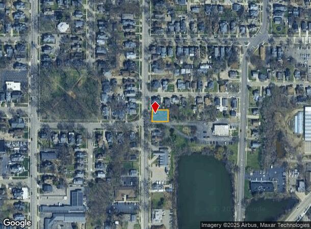  1105-1109 S Park St, Kalamazoo, MI Parcel Map