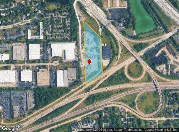 7000 N Frontage Rd, Burr Ridge, IL Parcel Map