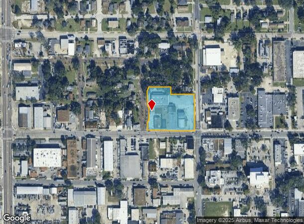  1011 W Central Blvd, Orlando, FL Parcel Map