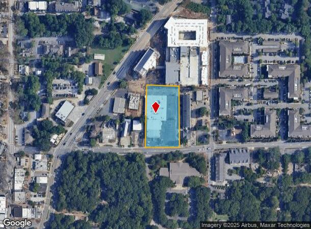  101 Alpharetta St, Roswell, GA Parcel Map