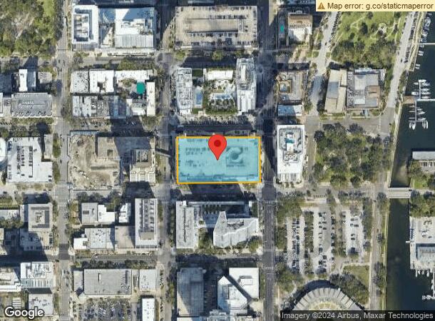  100 Central Ave, Saint Petersburg, FL Parcel Map