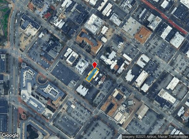  211 W Franklin St, Richmond, VA Parcel Map