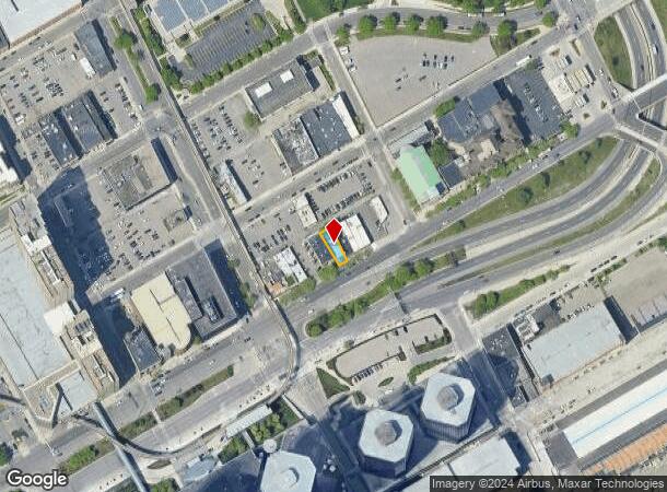  553 E Jefferson Ave, Detroit, MI Parcel Map