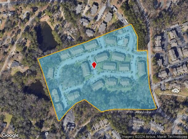  1000 Bentley Ct, Columbia, SC Parcel Map