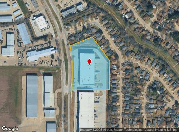  4801 S Collins St, Arlington, TX Parcel Map
