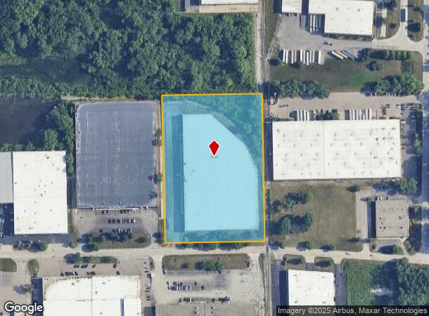  1645 Downs Dr, West Chicago, IL Parcel Map