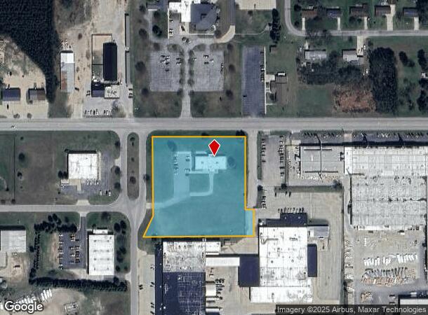 805 W 13Th St, Cadillac, MI Parcel Map