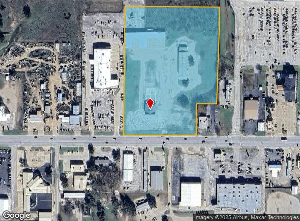 1310 E Main St, Eastland, TX Parcel Map
