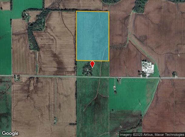 9115 Risdon School Rd, Marissa, IL Parcel Map