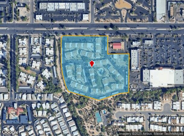  7700 E Speedway Blvd, Tucson, AZ Parcel Map