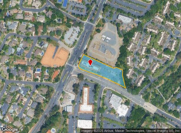 16795 Lark Ave, Los Gatos, CA Parcel Map