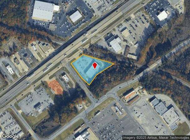 1217 S Frontage Rd, Meridian, MS Parcel Map