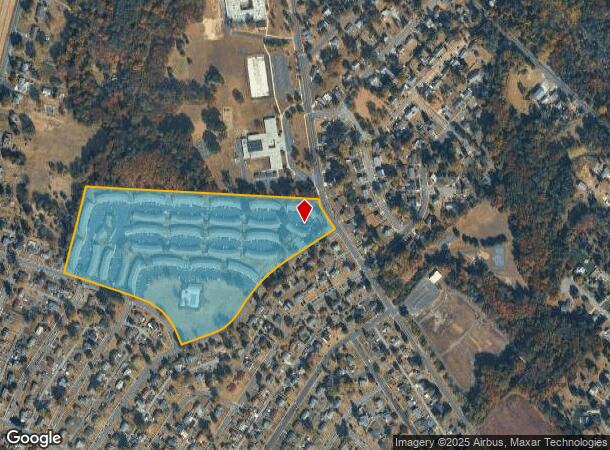 224 Swarthmore Ct, Pemberton, NJ Parcel Map