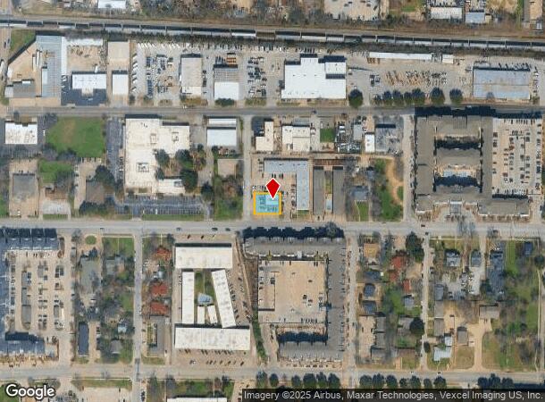 1025 W Abram St, Arlington, TX Parcel Map