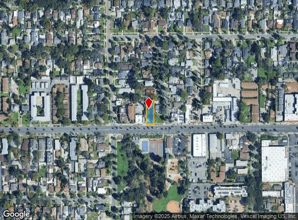  685 E Washington Blvd, Pasadena, CA Parcel Map