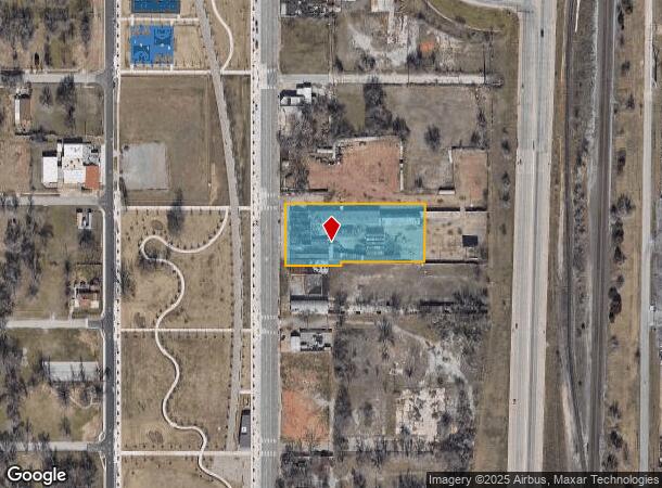  1300 S Robinson Ave, Oklahoma City, OK Parcel Map