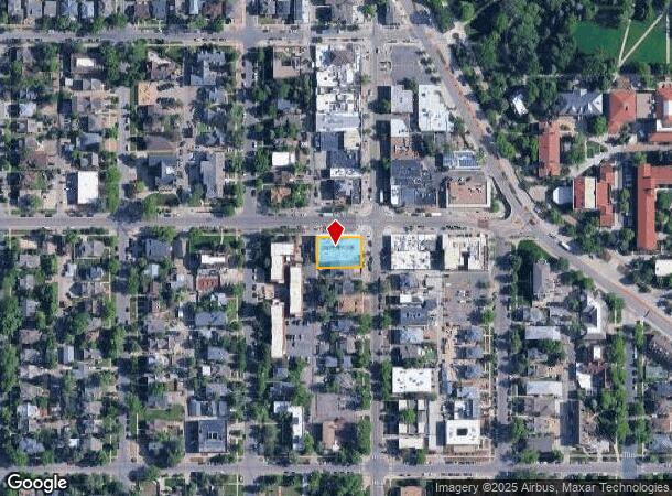 1089 13Th St, Boulder, CO Parcel Map