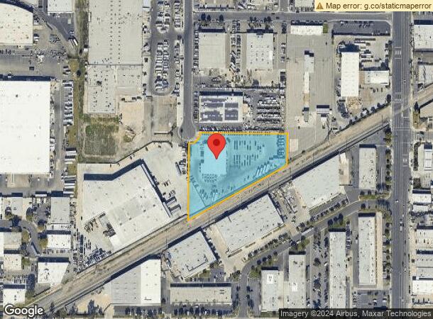  2701 S Birch St, Santa Ana, CA Parcel Map